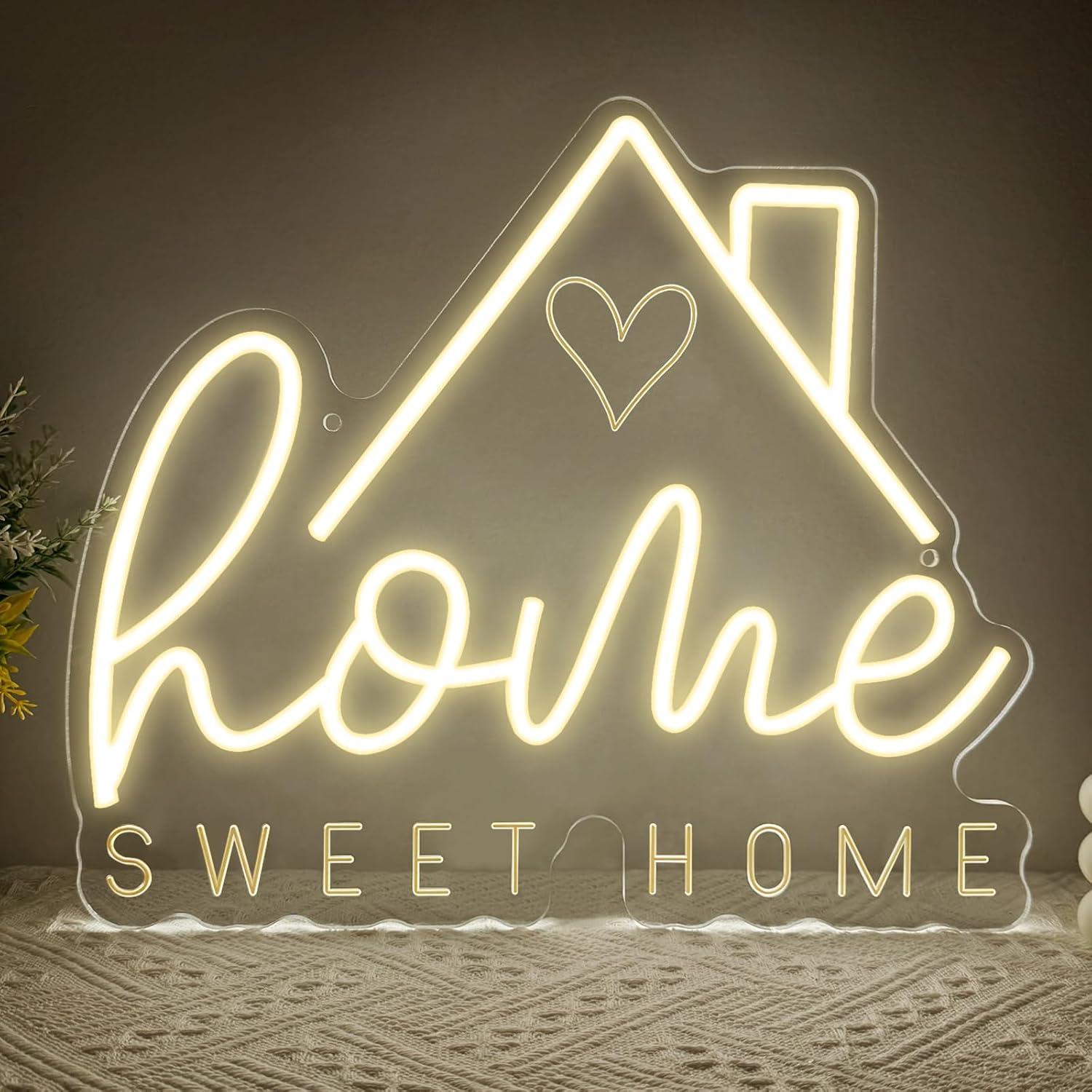 Lighting Decor For Living Room - Sweet Home Neon Sign USB Dimmable