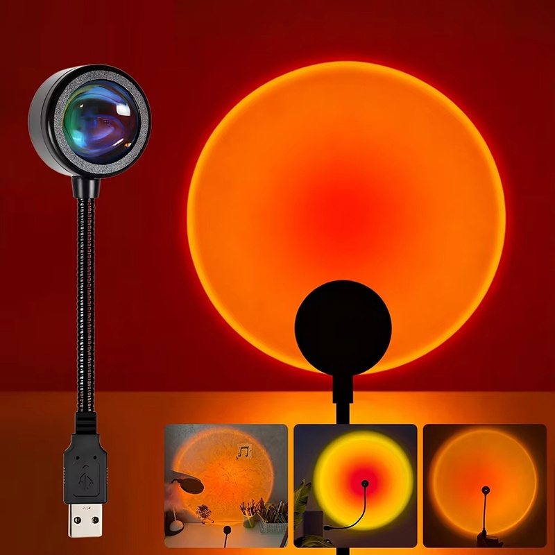 Lighting Gallery - Colorful Gradient USB Sunset Lamp Home