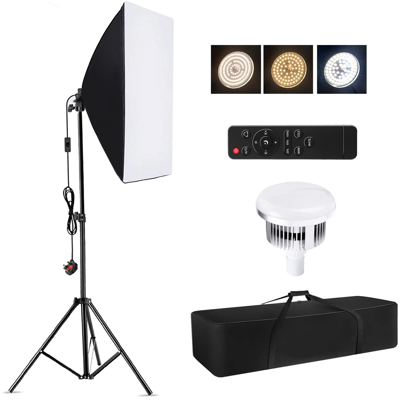 Lighting Gallery - Camnoon Studio Photography Light kit Softbox