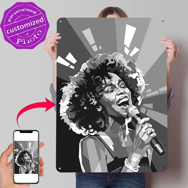 Whitney Houston Pop Art Portra - Lighting Decor Houston recension och pris