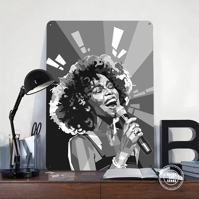 Whitney Houston Pop Art Portra - Lighting Decor Houston recension och pris