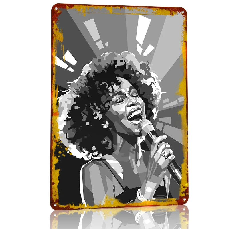 Whitney Houston Pop Art Portra - Lighting Decor Houston recension och pris