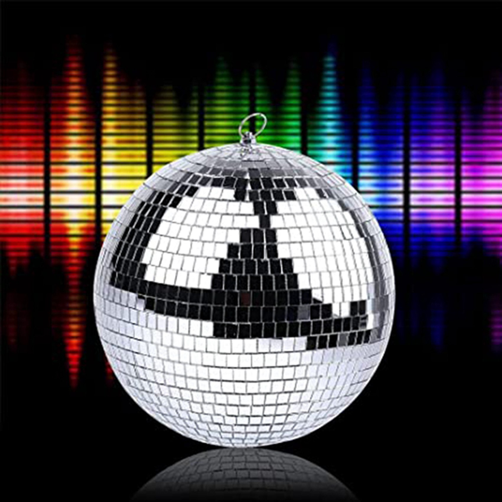 AA05 6X Silver Mirror Disco Ba - Lighting Effect Home Decor recension och pris