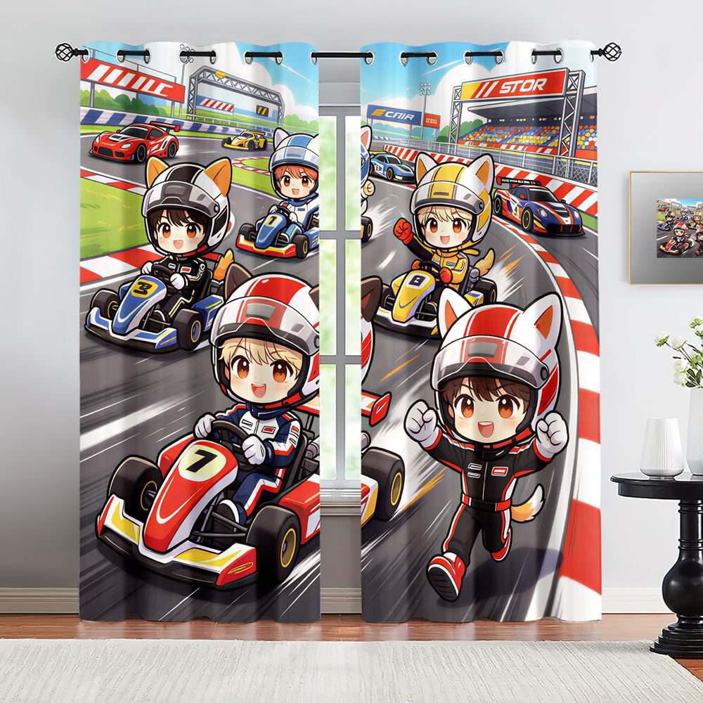 Kart Racing Cartoon Digital Pr - Decor Kart Lighting recension och pris