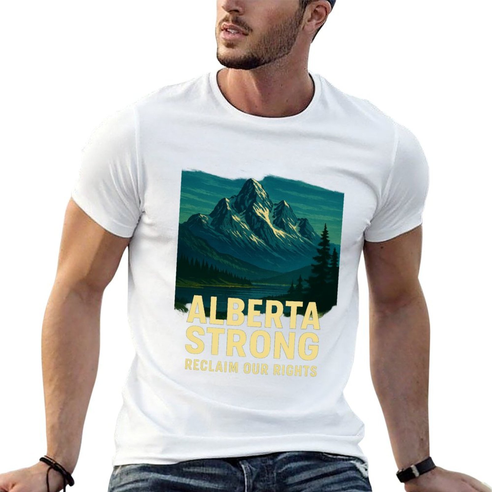 Alberta Strong T-Shirt Casual  - Alberta Lighting & Decor Reviews recension och pris