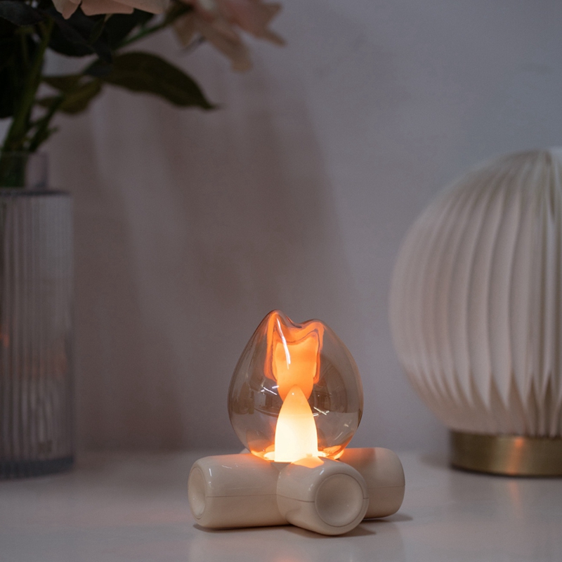 LED Flame Fire Light Bulb Beds - Lighting Effect Home Decor recension och pris