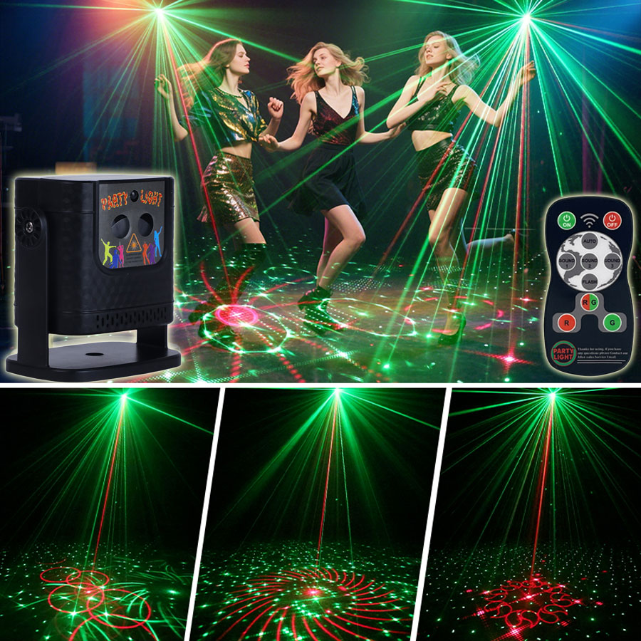 YSHR10 60 Patterns R&G Laser B - Lighting Effect Home Decor recension och pris