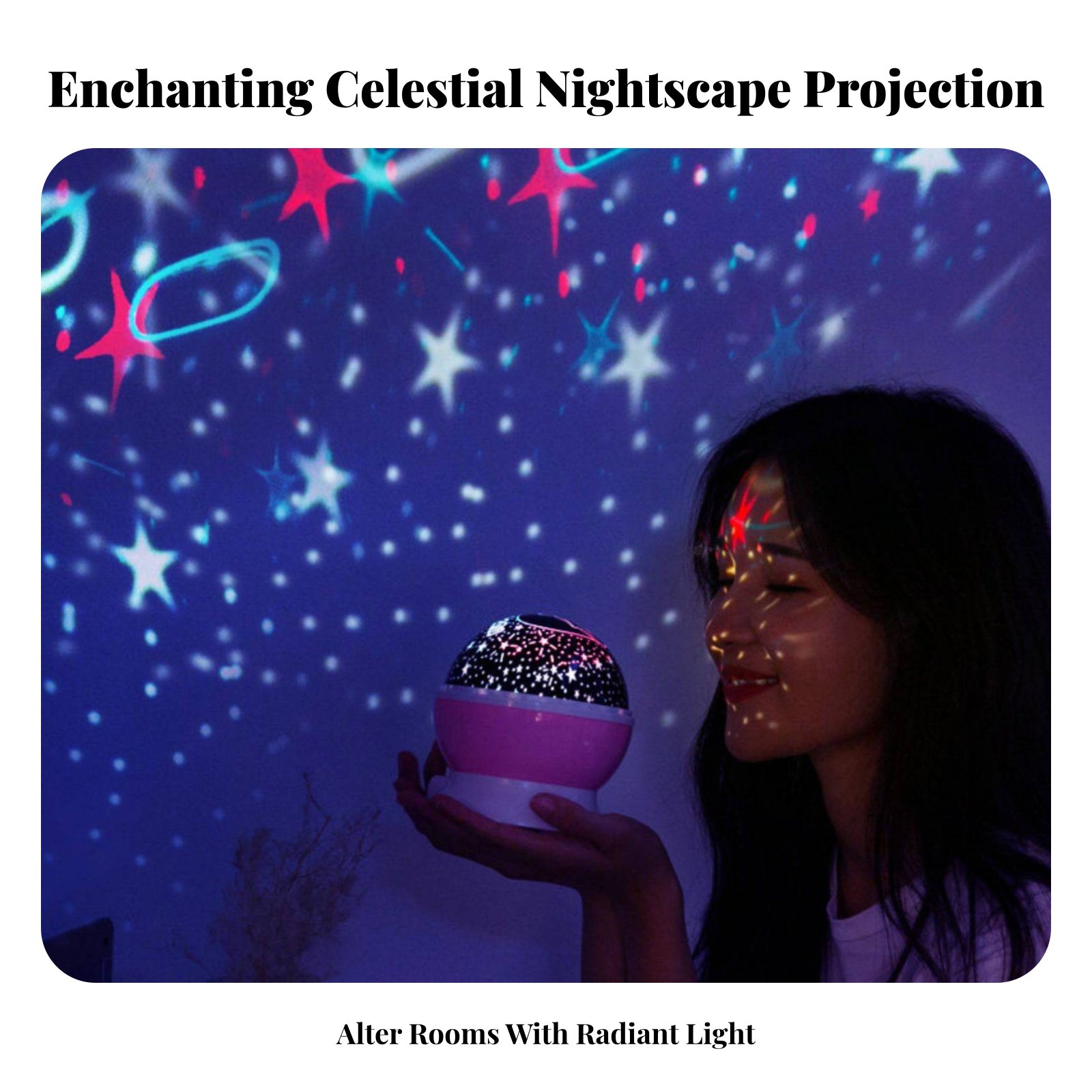 Galaxy Projection Device Celes - Lighting Decor Bedroom recension och pris