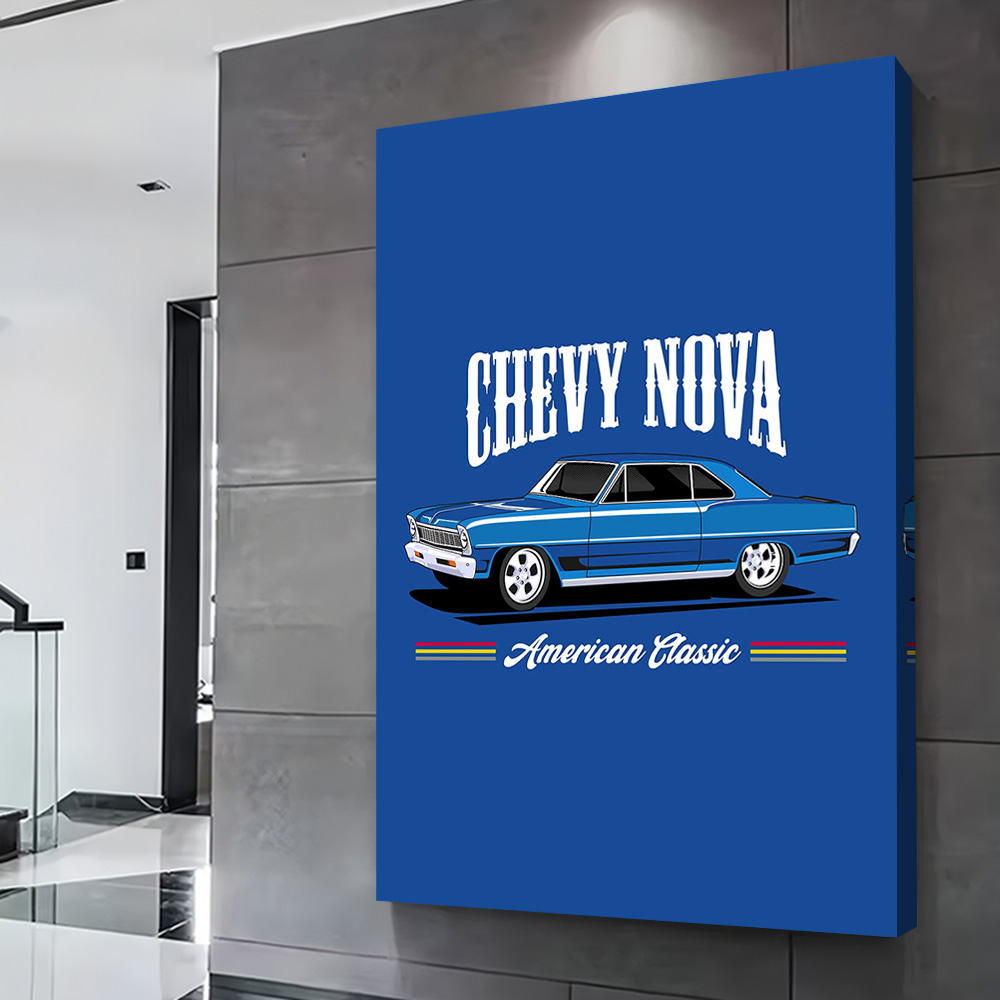 Chevy Nova Classic Cars Printi - Nova Decor & Lighting Vase Glass Brun 26Cm recension och pris