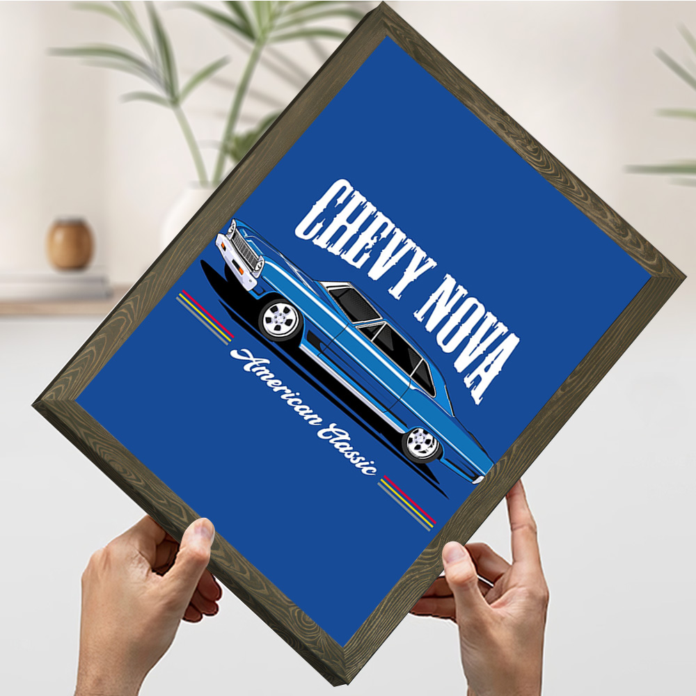 Chevy Nova Classic Cars Printi - Nova Decor & Lighting Vase Glass Brun 26Cm recension och pris