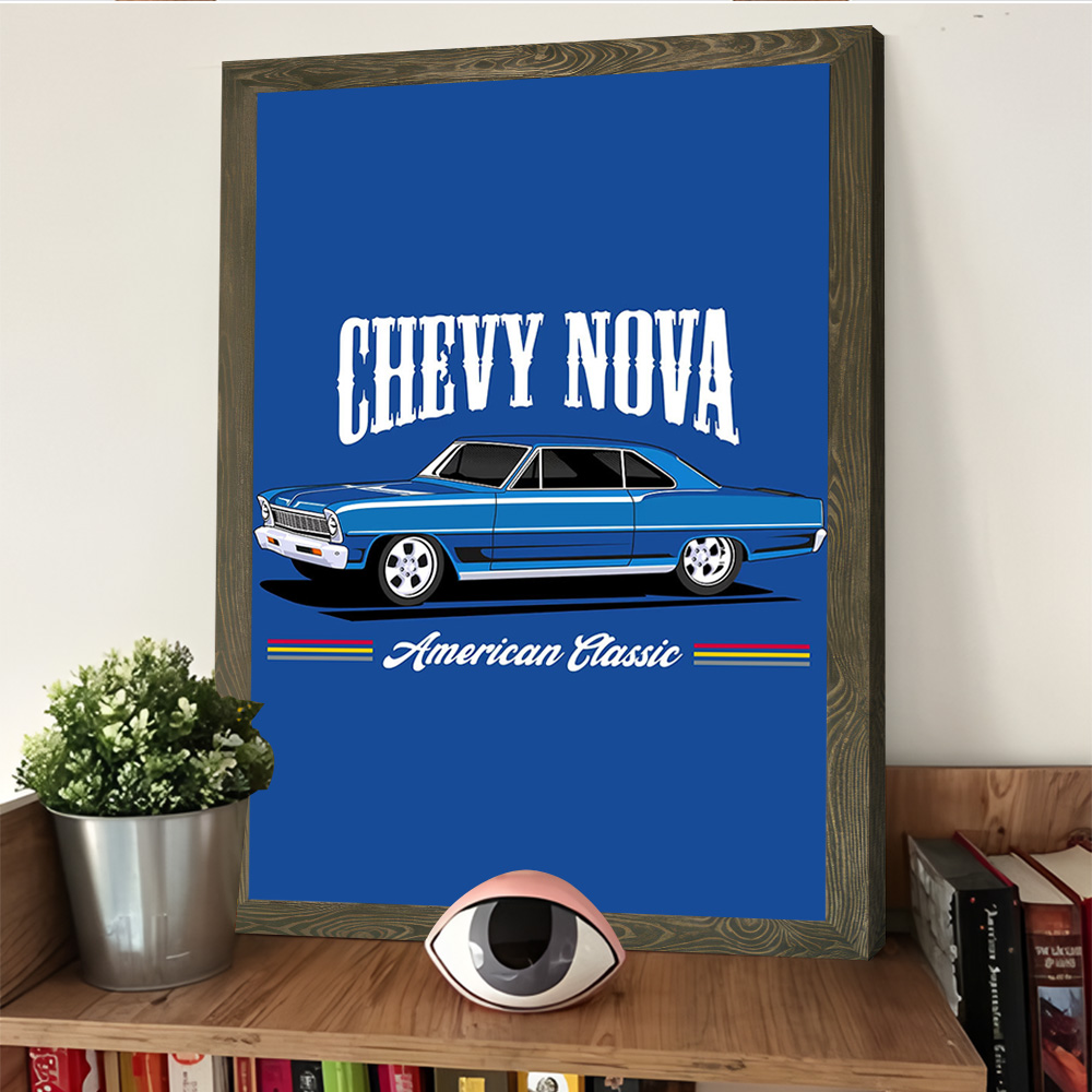 Chevy Nova Classic Cars Printi - Nova Decor & Lighting Vase Glass Brun 26Cm recension och pris