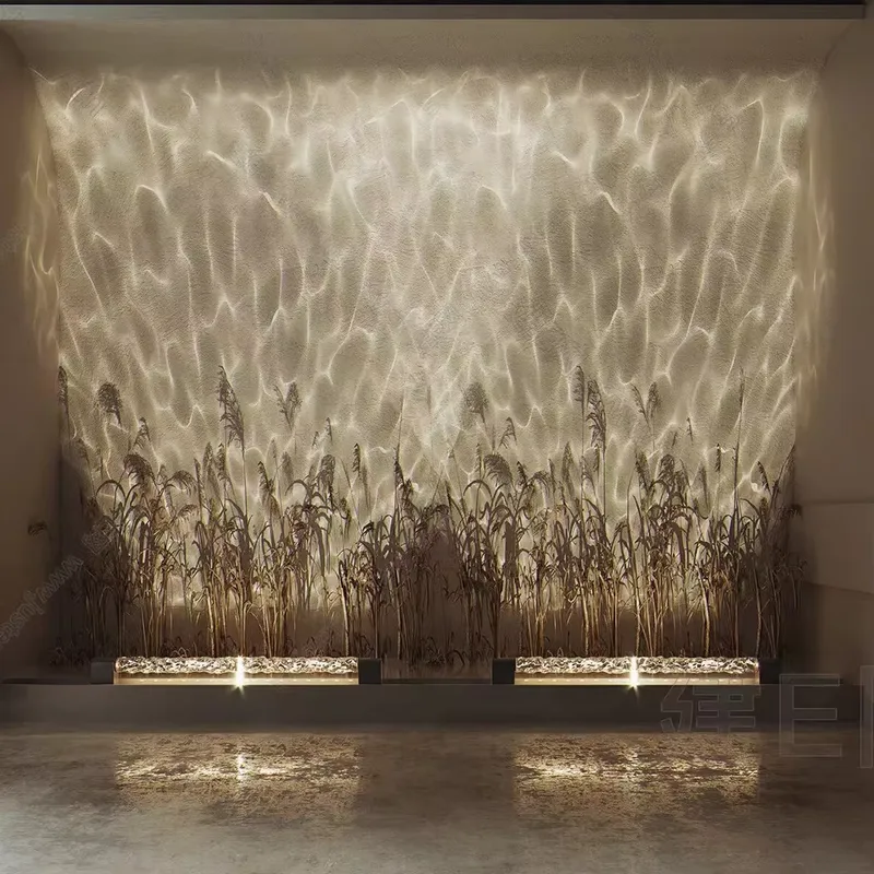 Smart 3D Wall Wash Flame Proje - Lighting Decor For Living Room recension och pris