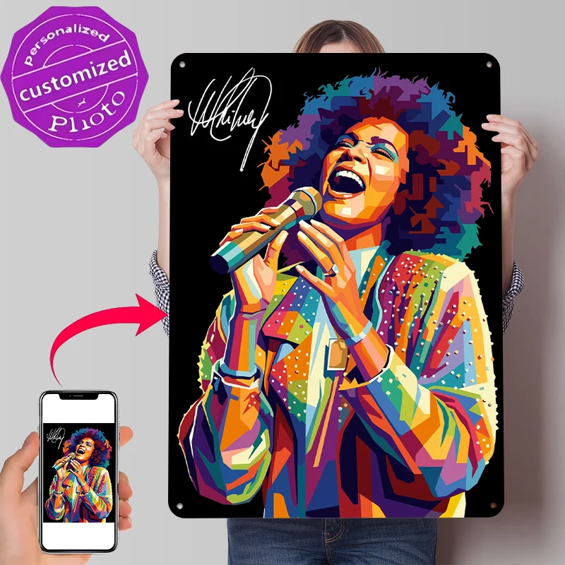 Whitney Houston Singing Pop Ar - Lighting Decor Houston recension och pris