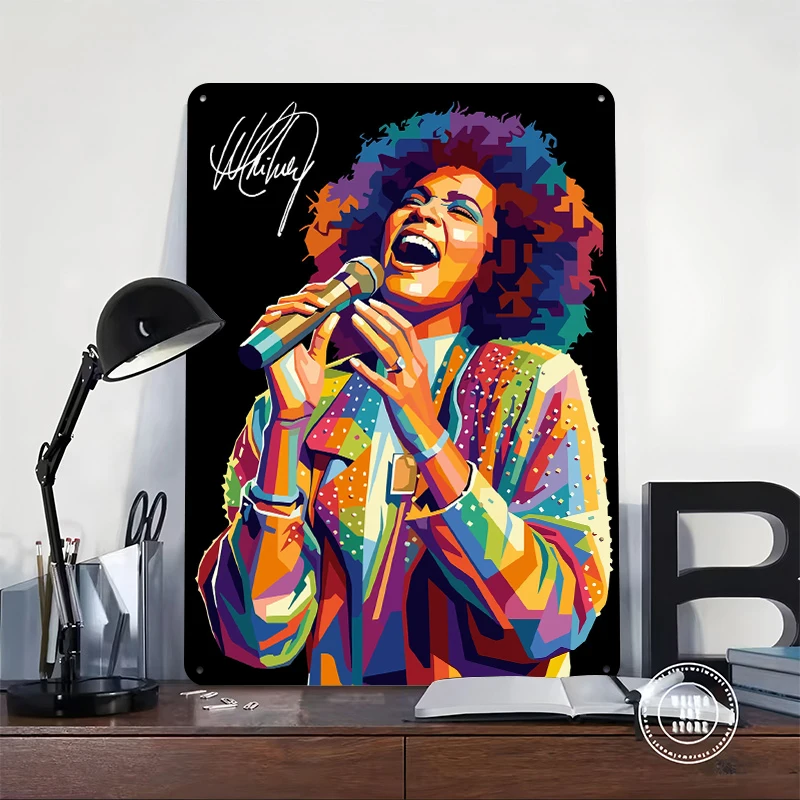 Whitney Houston Singing Pop Ar - Lighting Decor Houston recension och pris