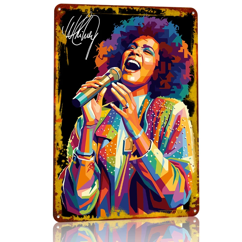 Whitney Houston Singing Pop Ar - Lighting Decor Houston recension och pris