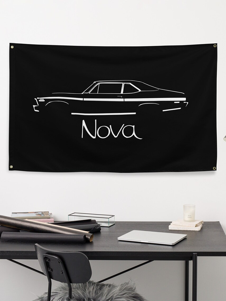 1972 Nova Black Silhouette Ame - Nova Decor & Lighting Vase Glass Brun 26Cm recension och pris