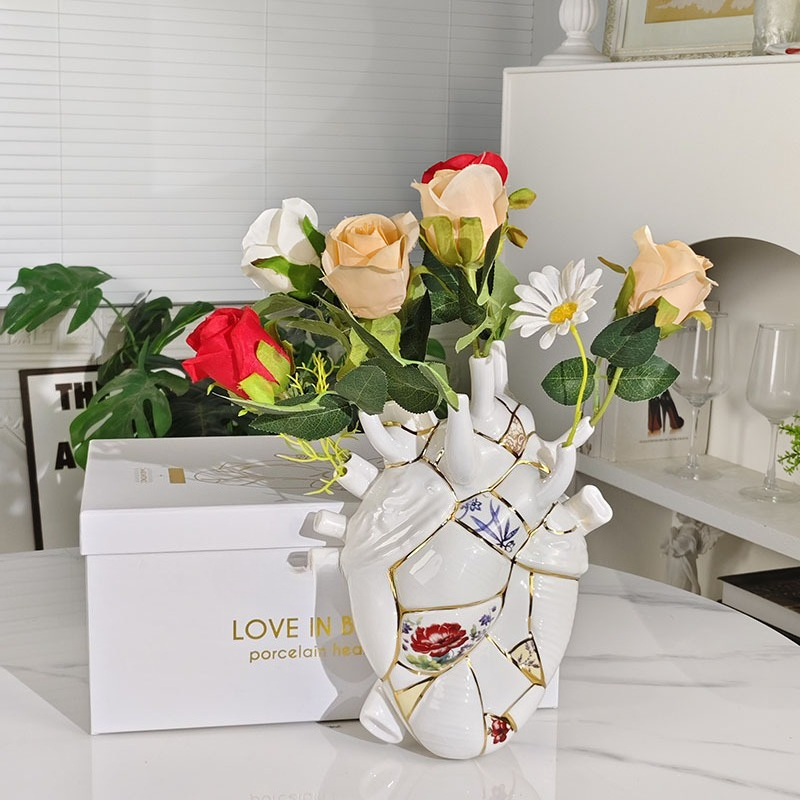 Heart vase Living room wine ca - Lighting Decor For Living Room recension och pris