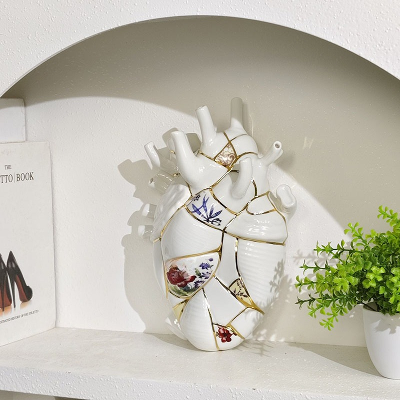 Heart vase Living room wine ca - Lighting Decor For Living Room recension och pris