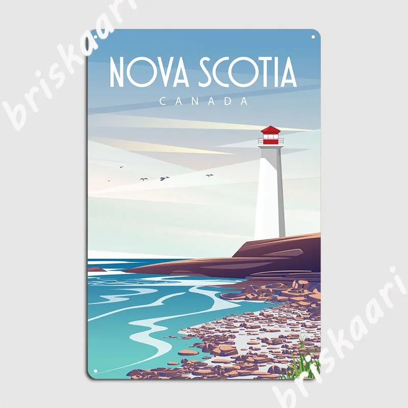Nova Scotia Metal Sign Designi - Nova Decor & Lighting Vase Glass Brun 26Cm recension och pris