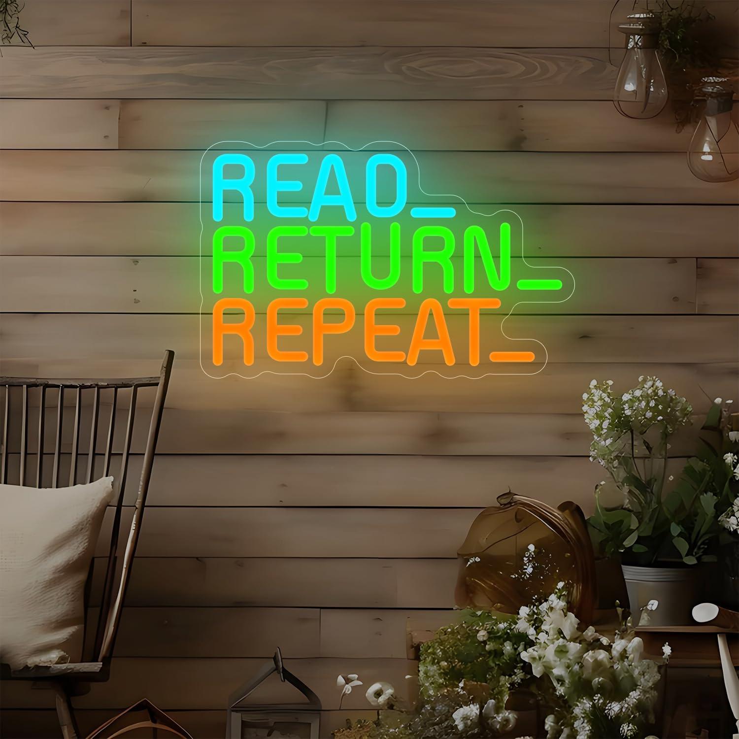 Read Return Repeat Neon Sign U - Decor Lighting Returns recension och pris