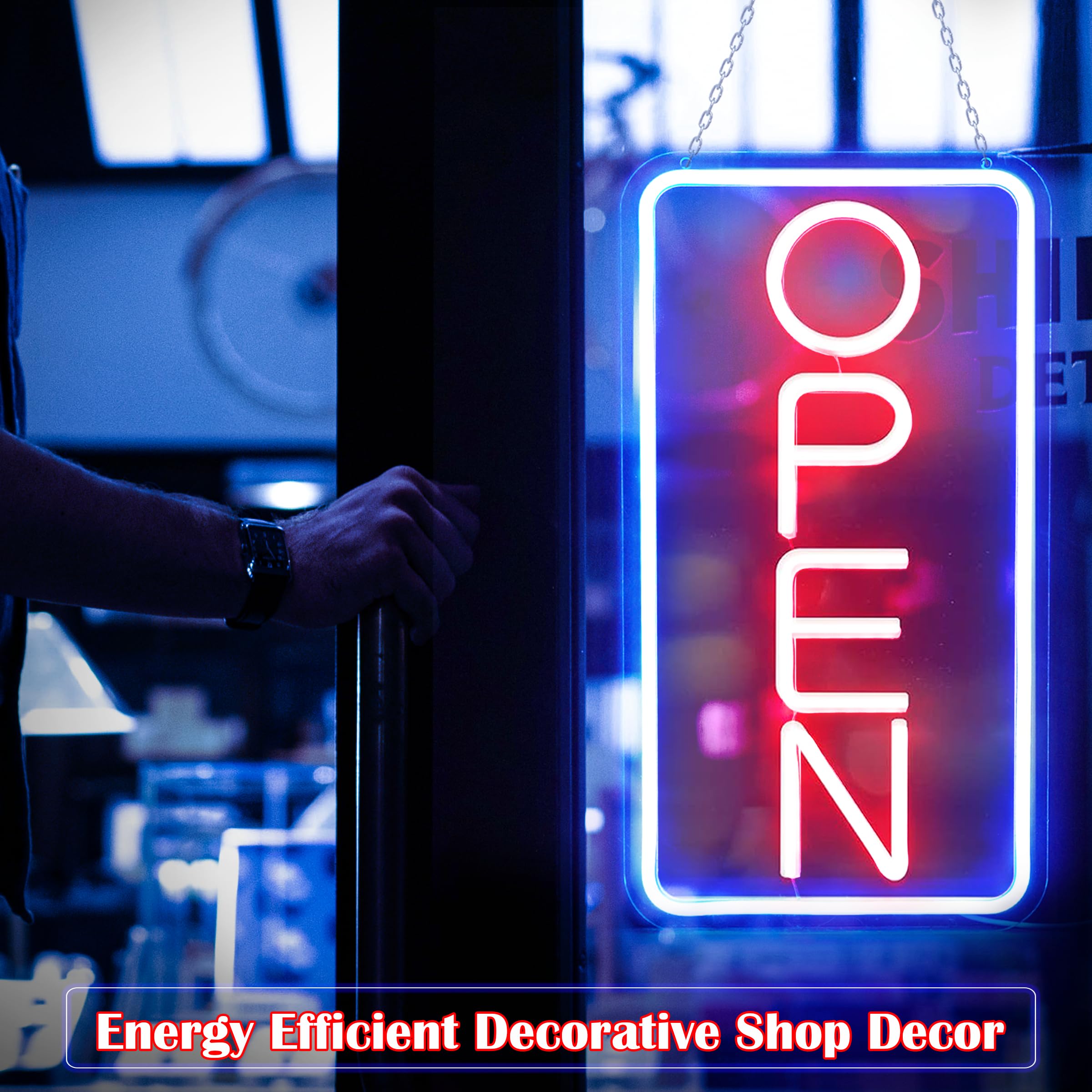 LED Neon Open Sign, Business H - Decor Lighting Opening Hours recension och pris