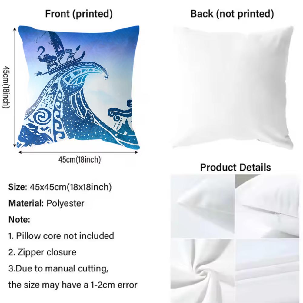 Light blue ocean ripple Cushio - Lighting Decor And Beyond recension och pris