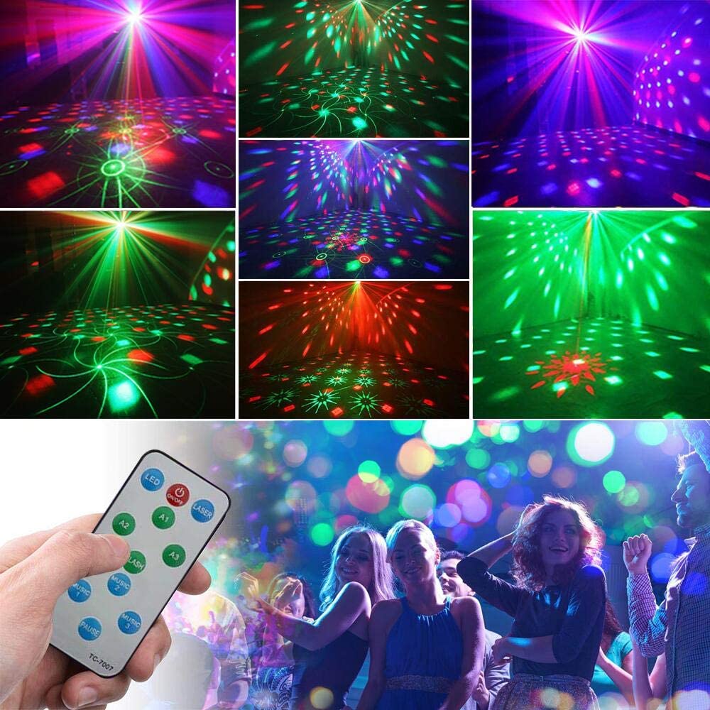 Party Lights Dj Disco Ball Lig - Lighting Effect Home Decor recension och pris