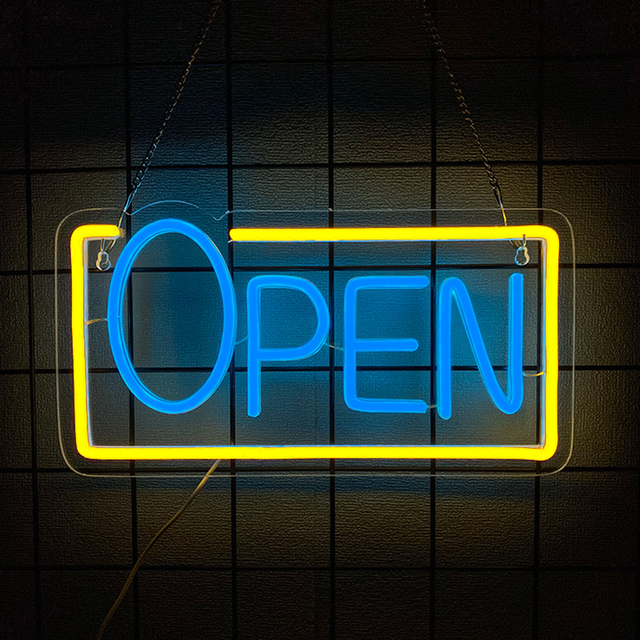 24-Hour Open Led Neon Sign, Su - Decor Lighting Opening Hours recension och pris