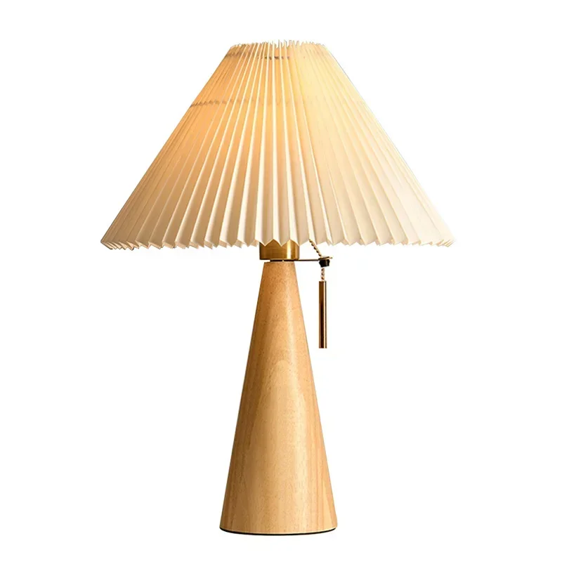 Retro Pleated Table Lamp Nordi - Lighting Decor Bedroom recension och pris